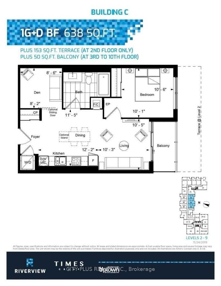 Property Photo:  38 Water Walk Drive 728  ON L3R 6M8 