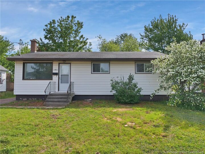 Property Photo:  191 Second Avenue  NB E1C 7Y5 