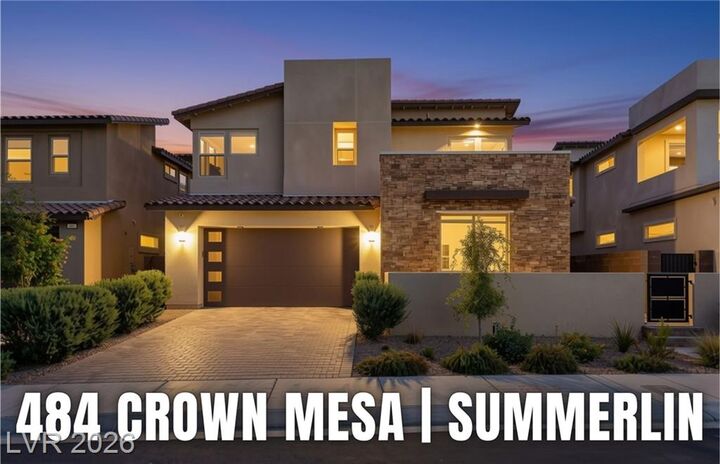 Property Photo:  484 Crown Mesa Avenue  NV 89138 