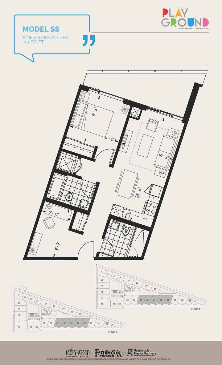 Property Photo:  50 Ordnance Street 322  ON M6K 1A2 