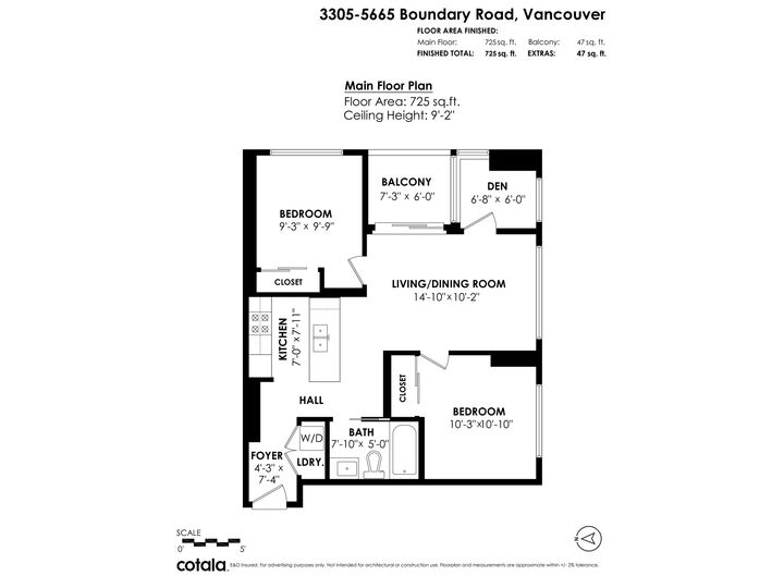 Property Photo:  5665 Boundary Road 3305  BC V5R 0E4 