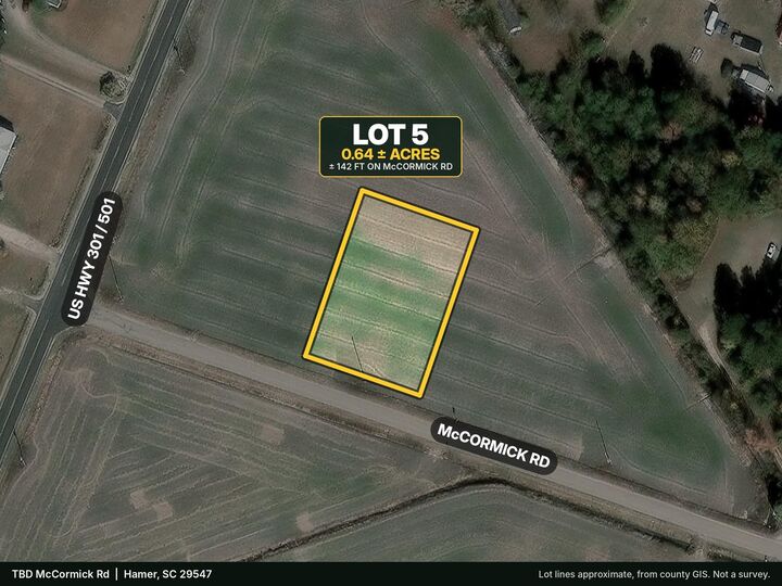 Property Photo:  Tbd McCormick Rd.  SC 29547 