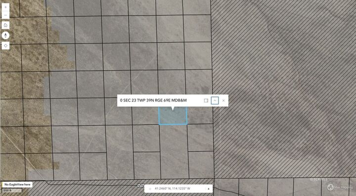 Property Photo:  Sec 23 Twp 39N Rge 69E Mdb&M  NV 89830 