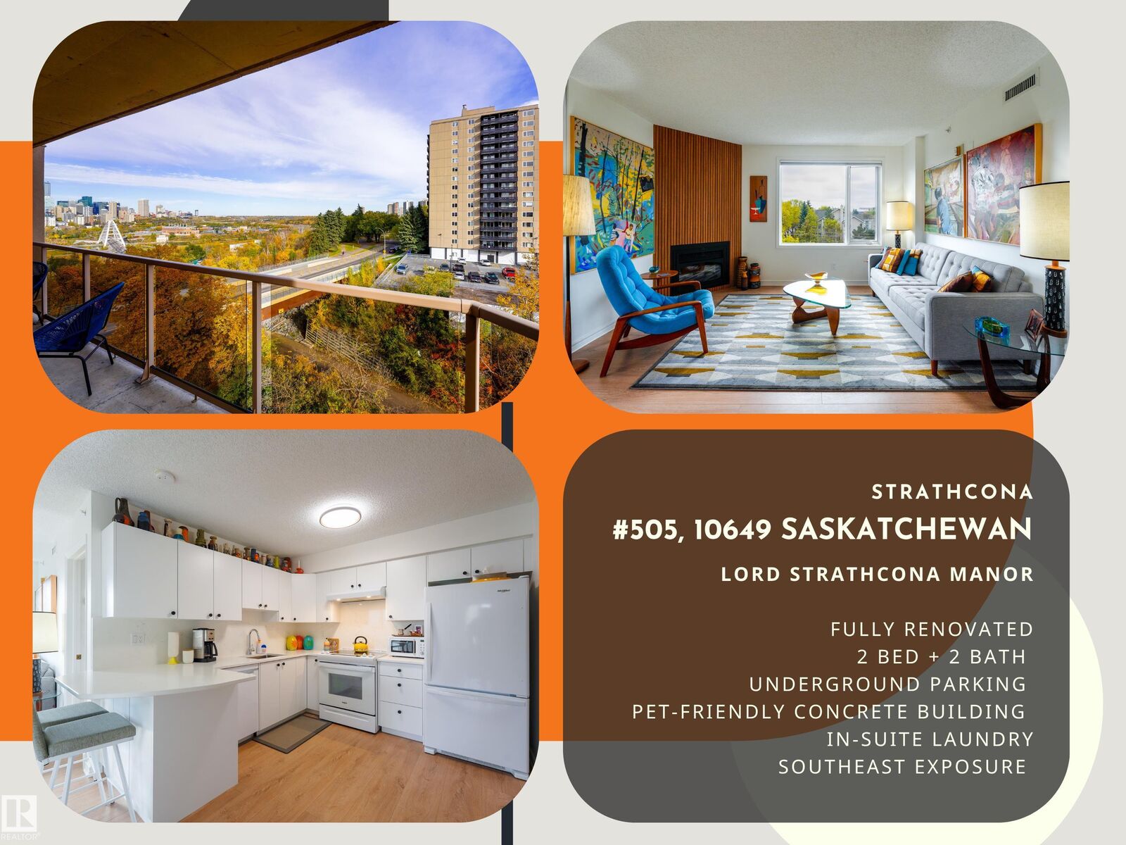 Property Photo:  10649 Saskatchewan Drive NW 505  AB T6E 6S8 