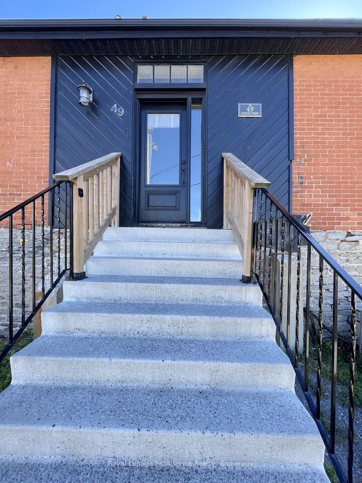 Property Photo:  49 Albion Street Unit #1,  ON K8N 2P4 