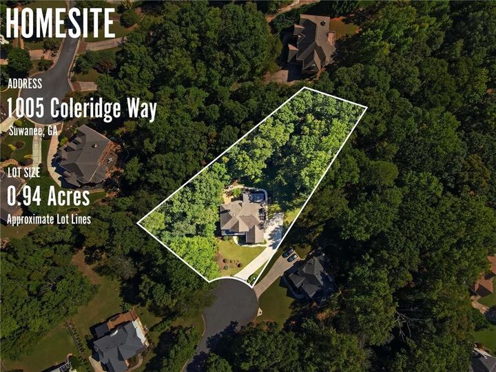 Property Photo: 1005 Coleridge Way GA 30024
