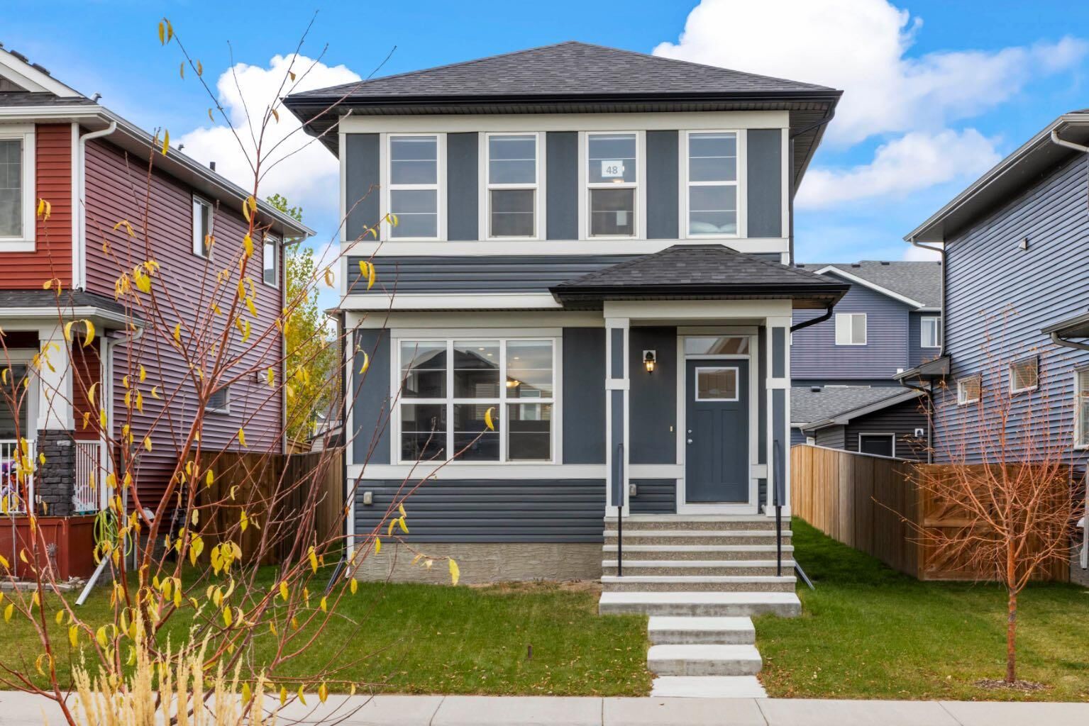 Property Photo:  48 Birch Glen  AB T1S 5T2 