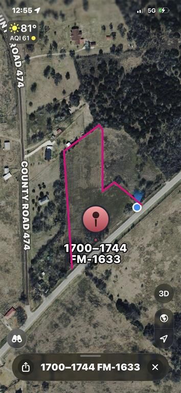 Property Photo: Tbd Fm 1633 TX 76667