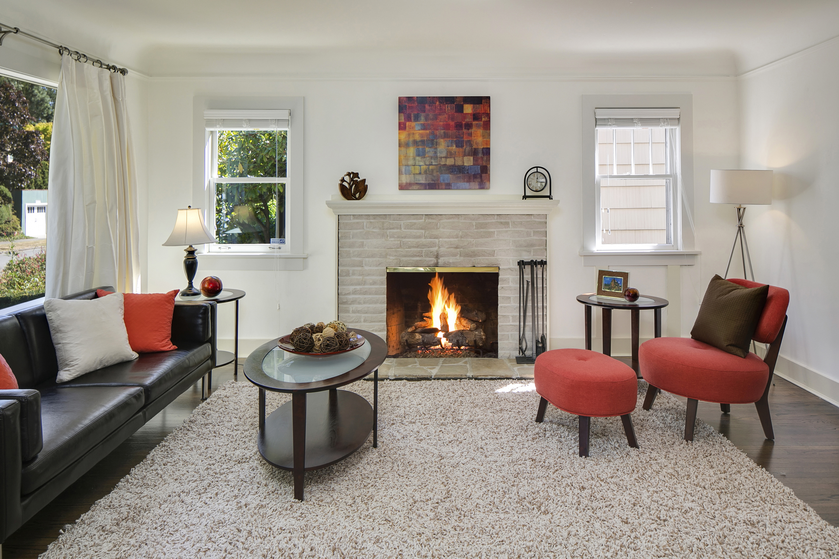 Property Photo: Living room 4133 42nd Ave NE  WA 98105 