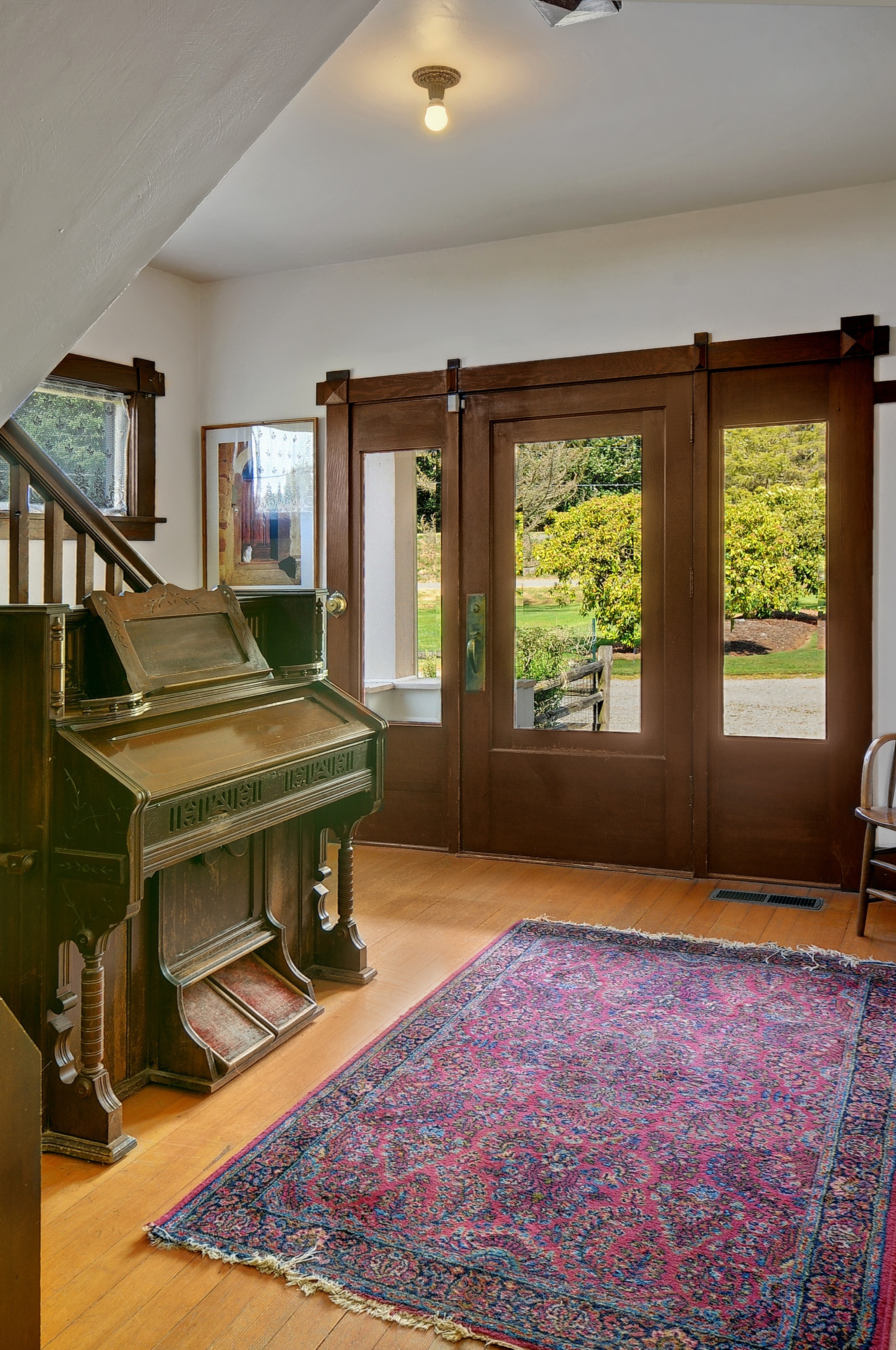 Property Photo: Living room, dining room, studio and entry 20584 Skagit City Road  WA 98273 