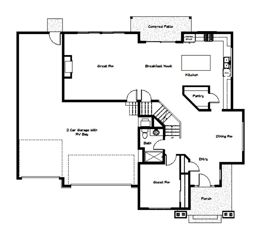 Property Photo: Floor plan 16 157th St SW  WA 98087 