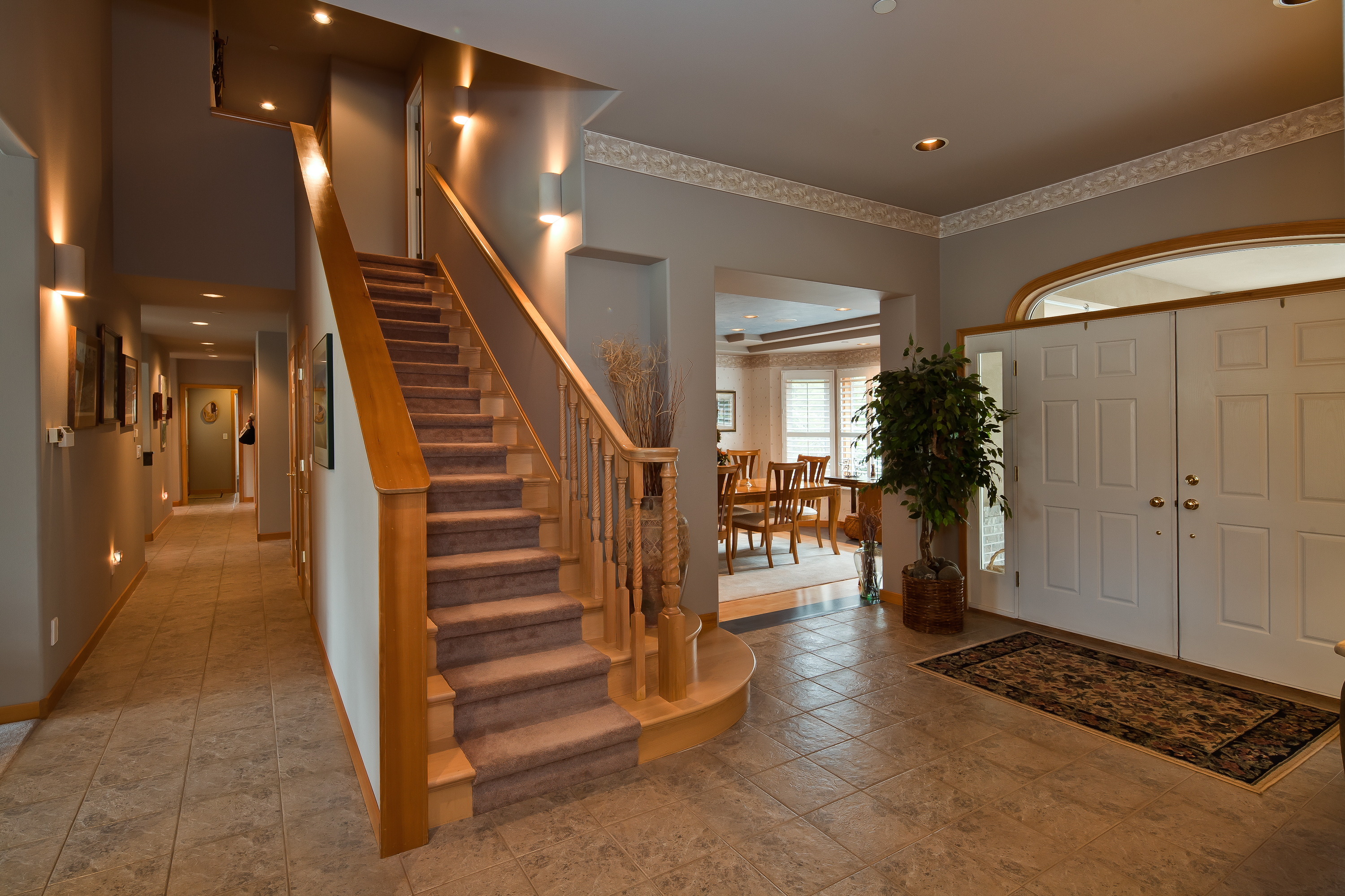 Property Photo: Entry with stairway 4645 Vining Rd  WA 98226 