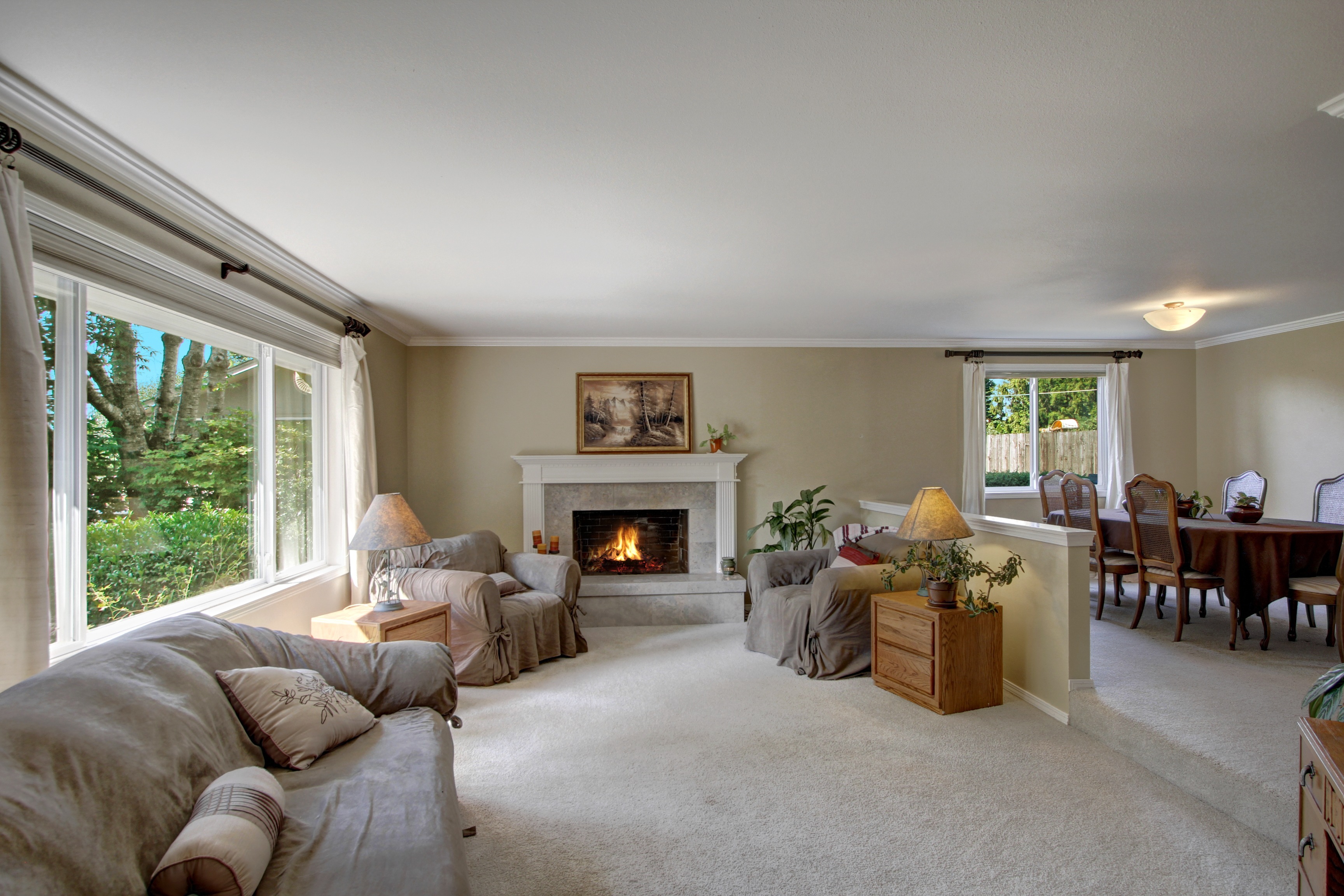 Property Photo: Living and dining rooms 6203 61st Ave SE  WA 98290 