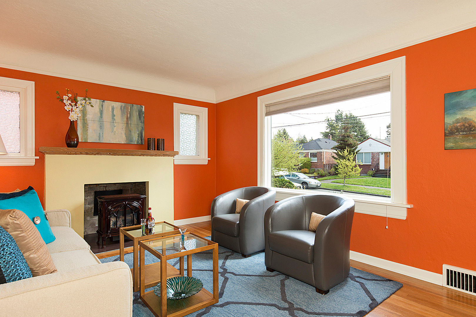 Property Photo: Living Room 7735 13th Ave NW  WA 98117 