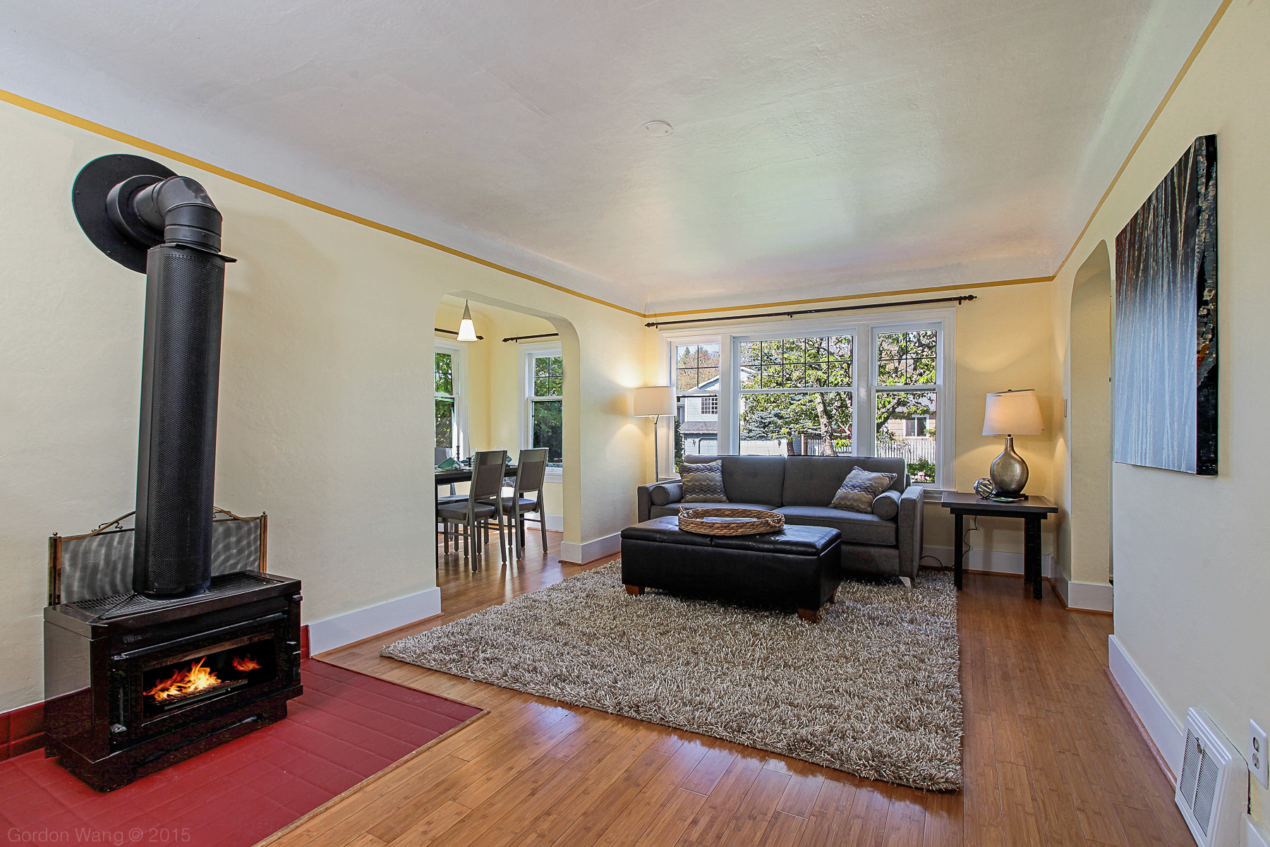 Property Photo: Living room 9040 Evanston Ave N  WA 98103 