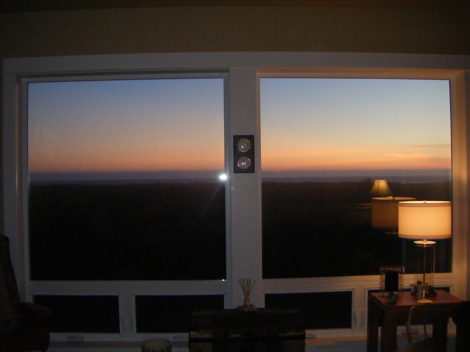 Property Photo: Sunset from living room 387 Ocean Shores Blvd NW  WA 98569 