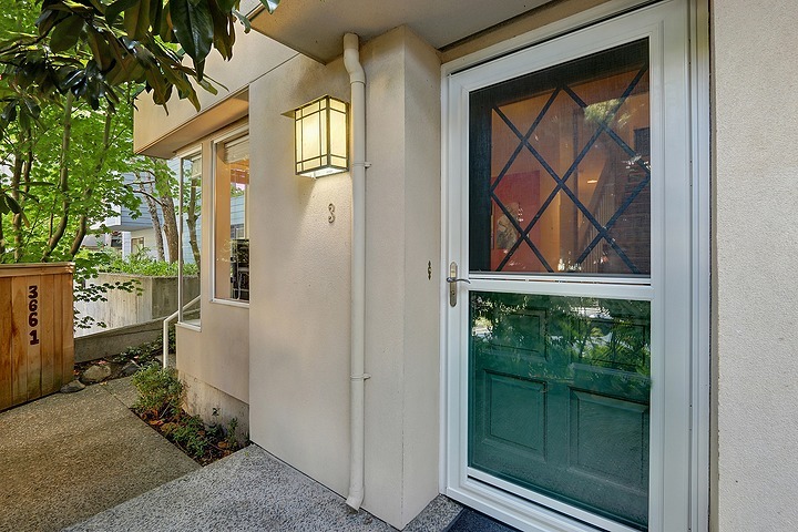 Property Photo: Private Entry 3661 Albion Place N 3  WA 98103 