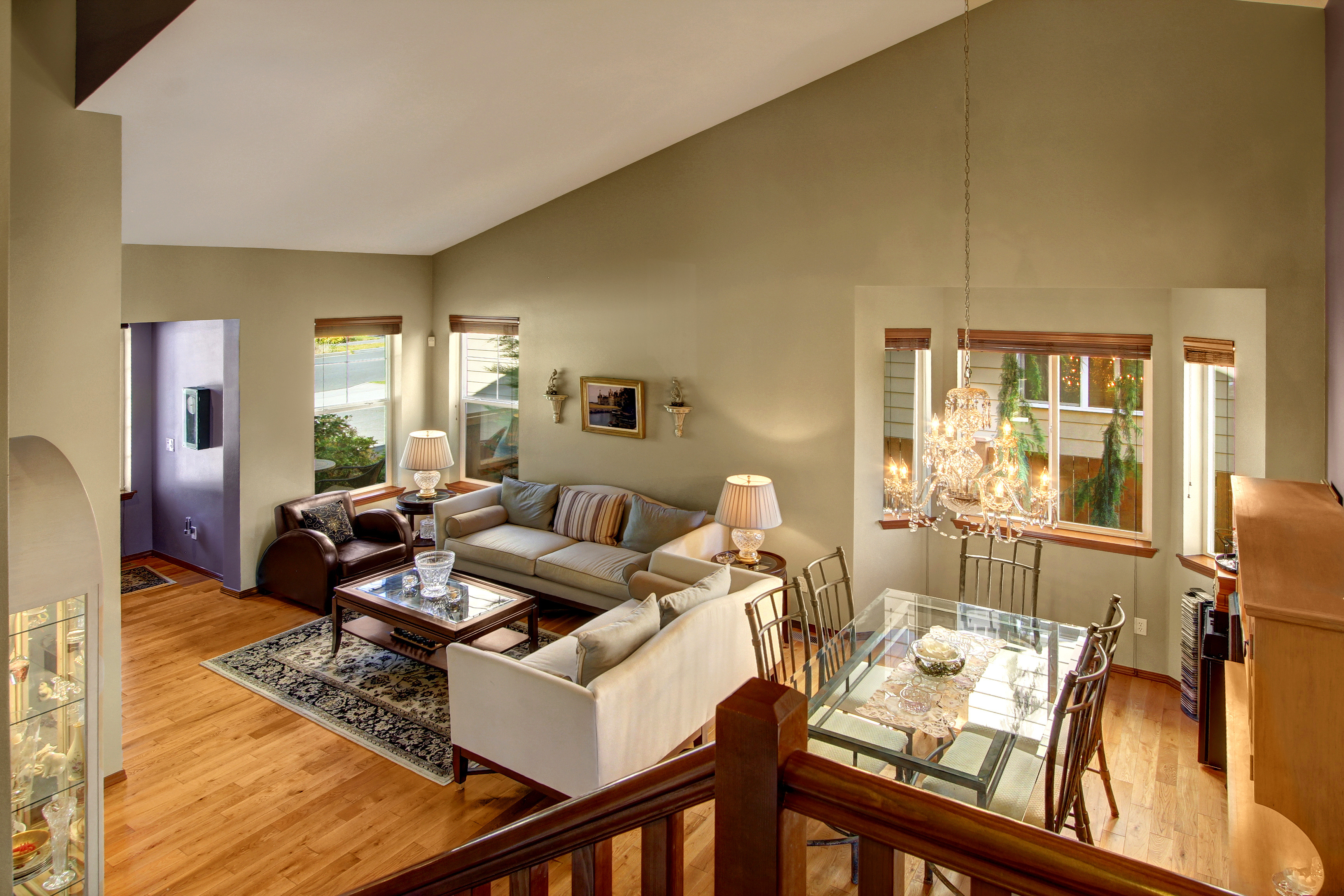 Property Photo: Living and dining room 7726 33rd St NE  WA 98270 